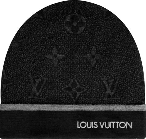 black louis vuitton beanie.